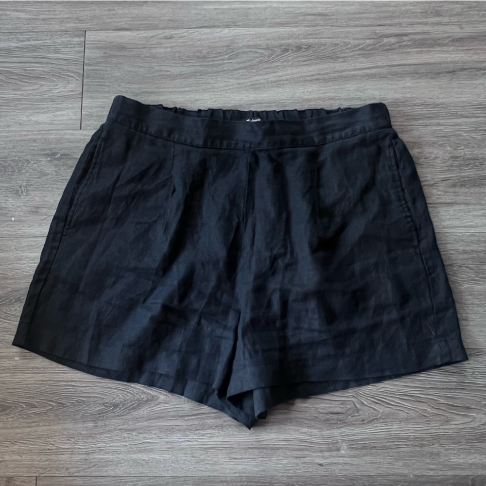 Madewell Black linen Women's Shorts